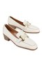 , Women's Genuine Leather Heeled Comfort Shoes 1611050Z3249 Beige - 4