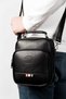 Newish Polo Yuppy Club Black Leather Men's Hand Shoulder and Cross Travel Care Bag - 3