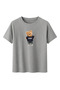 Unisex Oversize T-Shirt with Bear Figure - Street Style 100% Cotton Lover's Matching T-Shirt - 2