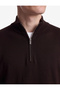 Long Sleeve Viscose Half-Zip Collar Knitwear Sweater - 4