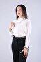 20223 Ruffled Collar and Gathered Cuff Shirt - 3