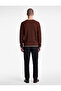 Long Sleeve Regular Fit Contrast Crew Neck Knitwear Sweater - 3
