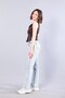 10836 sleeveless o-neck blouse with zipper accessory - 7
