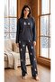 Women's 8811-7 Berlin Long Sleeve Zero Collar Pajama Set