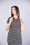 6167 Polo Neck Front Placket Buttoned Camisole Dress - 5