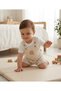Unisex Striped Embroidered Baby Romper 2-Piece Cotton Baby Romper Flexible Comfortable Molded Newborn Baby Romper in Sizes 0-9 Months - 4