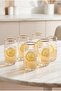 6-Pack Iconic Golden Touch Soft Drink Glasses