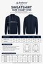 Men's Polo Collar Long Sleeve Sweatshirt Set of 7 Black-Navy Blue-Khaki-Grey-Camel-Brown-Indigo - 2