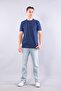 8376 O Neck Interlock Netsun Injection Printed T-Shirt - 4