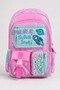 Bubbles Girls' Super Stars 3-Piece School Bag Set - Backpack, Lunch Bag, Pencil Case - 3