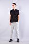 8328 Pike Modal T-Shirt with Collar and Shoulder Stripes - 4