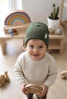Ribana Beige-Khaki 2-Piece Beanie