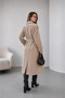 Women's epaulet waist belted lined stamp coat - 4