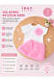 Girl's Pink 3D Rose Patterned Skirt Suit |   Birthday Stylish Set - 3