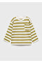 Striped T-shirt with chest pocket - 2