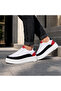 Ba0801 White Red Men's Shoes - High-Sole Parachute Fabric Skin Detailed Comfortable Sports Shoes - 2