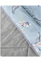Astronaut Patterned Double Sided Wellsoft Sleeping Set with Single Sheets (Quilt + Sheet + Pillow Case) - 3