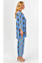 Blue Kimono and Trousers Set - 3