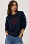 Regular Fit Embroidered Women's Sweatshirt