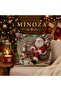 Digital Printed Santa Claus and Deer Pattern Decorative Throw Pillow Case 43X43 cm - 2