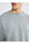 Xside Gray Crew Neck Men's Knitwear Sweater - 3