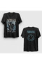 Unisex Black Guitar Kurt Cobain Nirvana Back Printed T-Shirt 516771 Tt