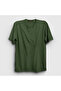 Unisex Khaki Plain Unprinted T-shirt 58987tt