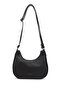 Women's Black Long Strap Shoulder Bag