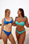 Blue Gillian Balen Textured Bikini Top