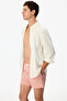 Men's Colorful Red Tissue Shorts - 2