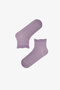 Blue Ruffle Chain Jacquard 5-Pack Bootie Socks - 3