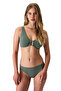 Green Rana Hot Textured Bikini Top - 5