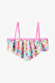 Girl's Cute Bandeau Fruit Patterned Bikini Set - 2