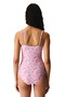 Amira Crispy Floral Patterned Swimsuit - 2