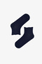 Blue Ruffle Chain Jacquard 5-Pack Bootie Socks - 5