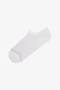 White Basic Mesh Cotton Glitter 3 Pairs Sneaker Socks - 4