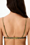 Printed Micro Lace Triangle Bra - 4
