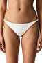White Kea Side Mid-Waist Bikini Bottom