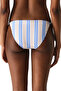 Irene Striped Mid-Waist Bikini Bottom - 2