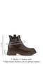 Women's Brown Thick Heeled Chelsea Boots - 2