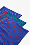 Men's Hot Green Sea Patterned 3-Piece Boxers - 4