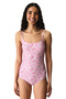 Amira Crispy Floral Patterned Swimsuit - 5