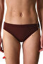 Brown Jasmine Side Mid-Waist Bikini Bottom