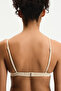 Pastel Beige Kaia Triangle Fit Bikini Top - 2