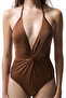 Brown Tricia Monokini - 4