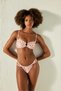 Arianne Strapless Patterned Bikini Top