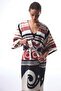 Ethnic Patterned Shay Long Kimono - 3