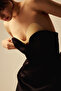 Beige Thin Non-Padded Silicone Bra - 2