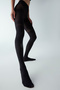 Over Knee Black Pantyhose - 2