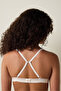Beige Melange Melange Triangle Bra Without Underwire and Padding - 5